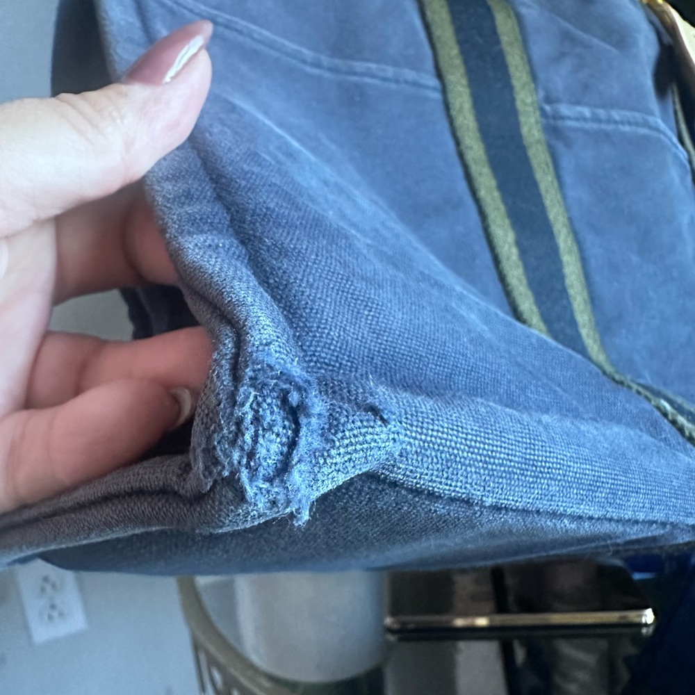 Hèrmes Blue Canvas Tote Bag - Picture 6 of 10